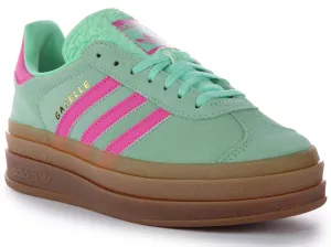 Adidas Gazelle Bold In Turquoise For Women Shoes Adidas