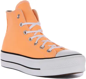 Converse All Star Lift A03052C In Orange For Women Shoes Converse