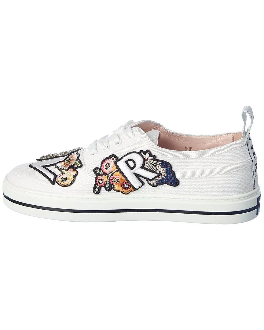 Roger Vivier Call Me Vivier Patch Canvas Sneaker Shoes_Roger-Vivier