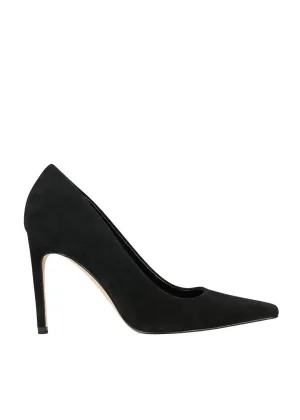Women's Olivy Heel In Black Suede